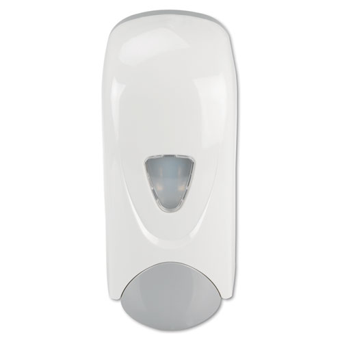 Picture of Foam-eeze Bulk Foam Soap Dispenser with Refillable Bottle, 1,000 mL, 4.88 x 4.75 x 11, White/Gray