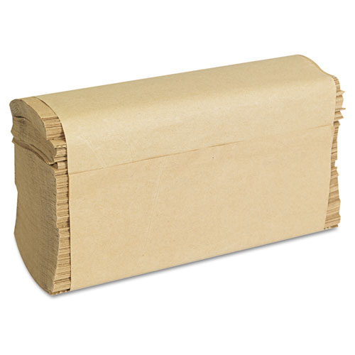 Picture of Folded Paper Towels, Multifold, 9 x 9.45, Natural, 250 Towels/Pack, 16 Packs/Carton