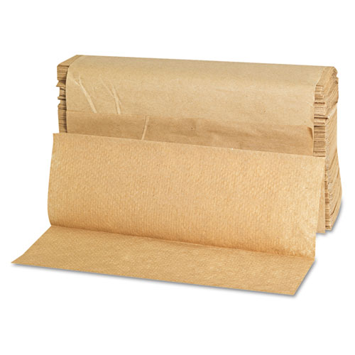 Picture of Folded Paper Towels, Multifold, 9 x 9.45, Natural, 250 Towels/Pack, 16 Packs/Carton