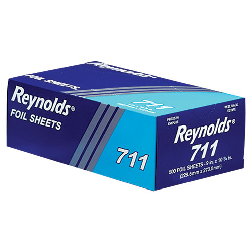 Picture of Pop-Up Interfolded Aluminum Foil Sheets, 9 x 10.75, 500 Sheets/Box, 6 Boxes/Carton