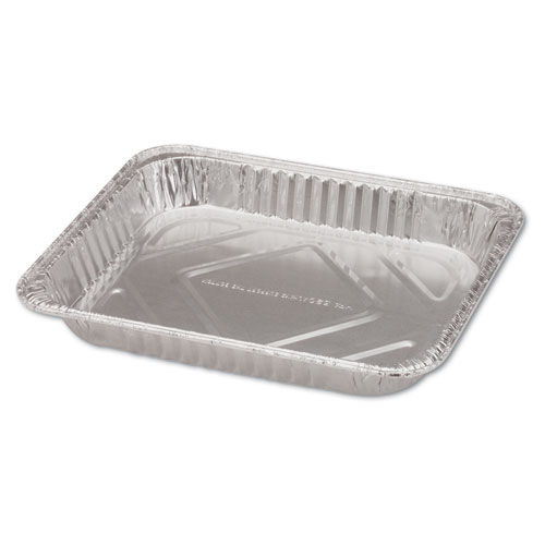 Picture of Aluminum Steam Table Pans, Half-Size Shallow, 1.69" Deep, 10.38 x 12.75, 100/Carton