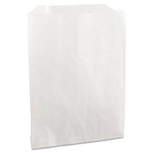 Picture of Grease-Resistant Single-Serve Bags, 6" x 7.25", White, 2,000/Carton