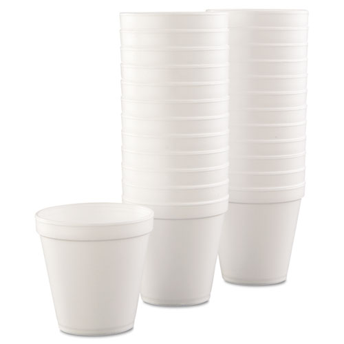 Picture of Foam Containers, Foam, 16oz, White, 25/Bag, 20 Bags/Carton