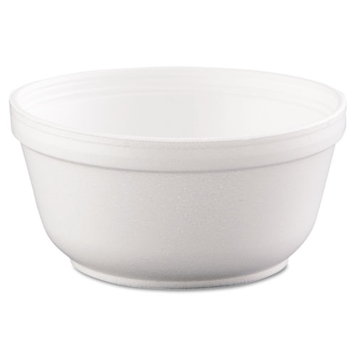 Picture of Insulated Foam Bowls, 12 oz, White, 50/Pack, 20 Packs/Carton