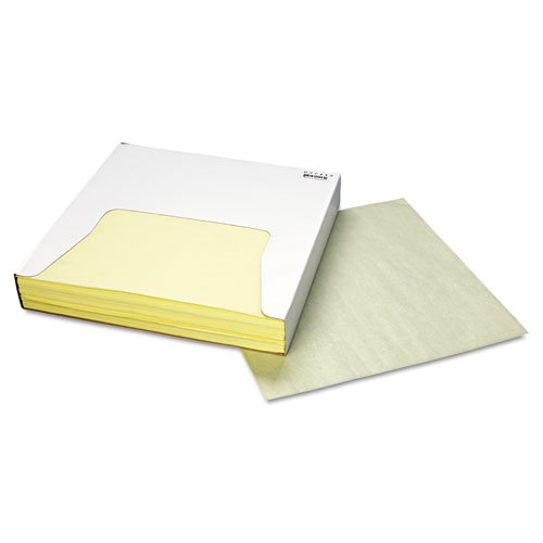 Picture of Grease-Resistant Paper Wraps and Liners, 12 x 12, Yellow, 1,000/Box, 5 Boxes/Carton