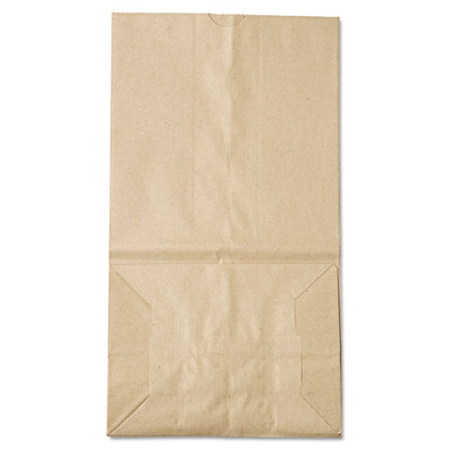 Picture of Grocery Paper Bags, #25 Squat Size, 8.25" x 5.25" x 16.13", Natural, 500/Bundle