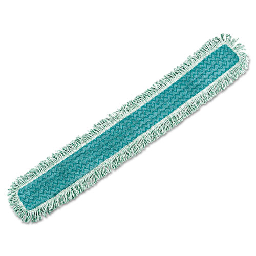 Picture of HYGEN Dust Mop Heads With Fringe, Green, 48", Microfiber