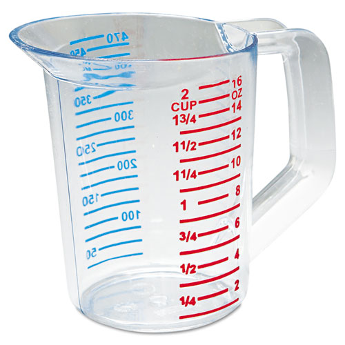 Picture of Bouncer Measuring Cup, 16 oz, Clear