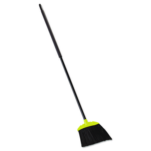 Picture of Jumbo Smooth Sweep Angled Broom, 46" Handle, Black/Yellow