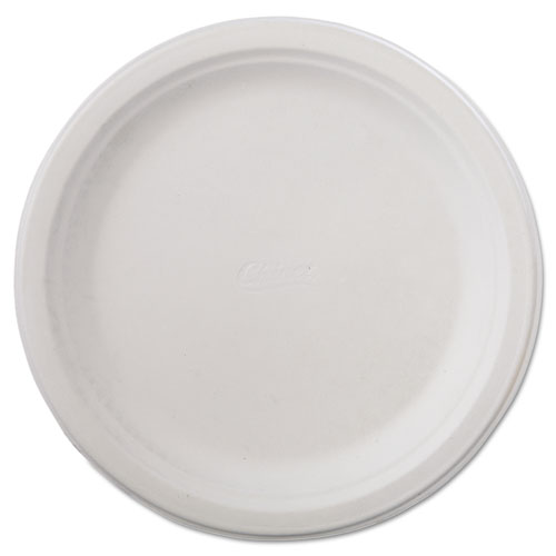 Picture of Classic Paper Dinnerware, Plate, 9.75" dia, White, 125/Pack, 4 Packs/Carton