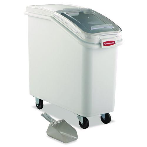 Picture of ProSave Mobile Ingredient Bin, 20.57 gal, 13.13 x 29.25 x 28, White, Plastic