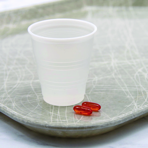 Picture of High-Impact Polystyrene Cold Cups, 5 oz, Translucent, 100/Sleeve, 25 Sleeves/Carton