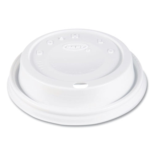 Picture of Cappuccino Dome Sipper Lids, Fits 12 oz, White, 1,000/Carton