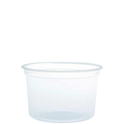 Picture of MicroGourmet Food Container, 16 oz, Translucent, Plastic, 50/Pack, 10 Packs/Carton