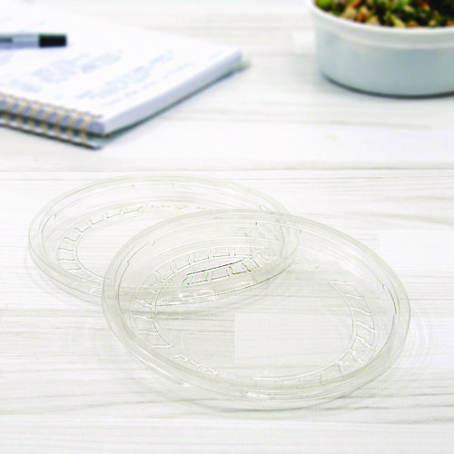 Picture of Conex Deli Container Lid, Clear, Plastic, 500/Carton