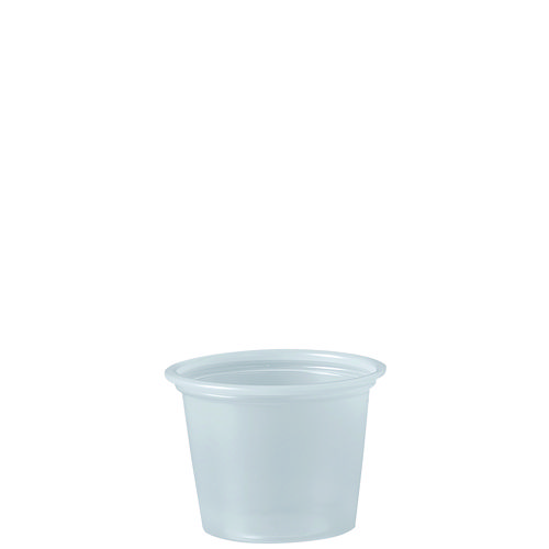 Picture of Polystyrene Portion Cups, 1 oz, Translucent, 2,500/Carton