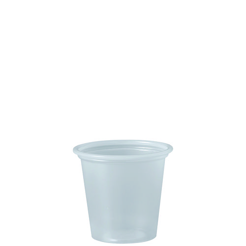 Picture of Polystyrene Portion Cups, 1.25 oz, Translucent, 2,500/Carton