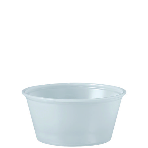 Picture of Polystyrene Portion Cups, 3.25 oz, Translucent, 250/Bag, 10 Bags/Carton