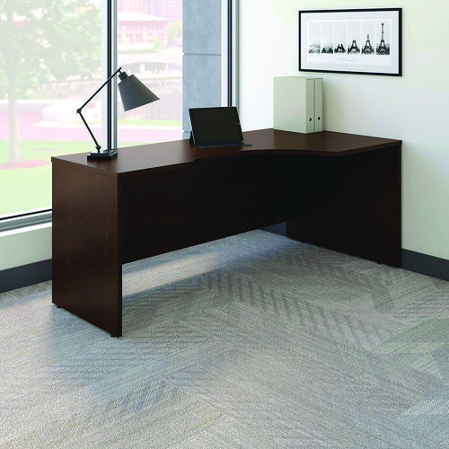 Picture of Series C Collection Corner Desk Module, Right, 71.13" x 35.5" x 29.88", Hansen Cherry/Graphite Gray