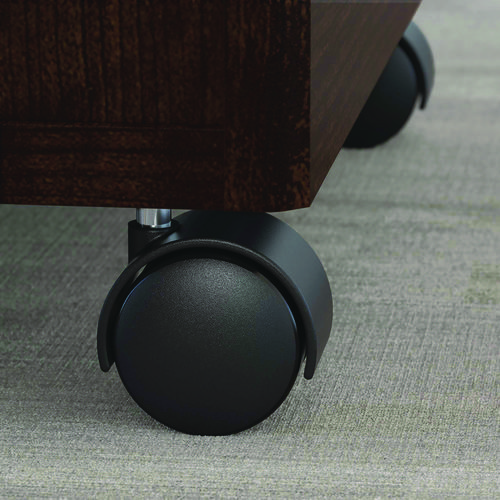 Picture of Series C Mobile Pedestal File, Left/Right, 3-Drawer: Box/Box/File, Legal/Letter/A4/A5, Cherry/Gray, 15.75 x 20.25 x 27.88