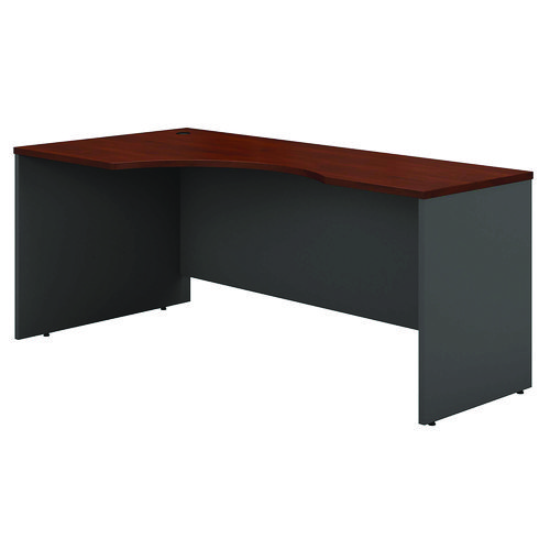 Picture of Series C Collection Left Corner Desk Module, 71.13" x 35.5" x 29.88", Hansen Cherry/Graphite Gray