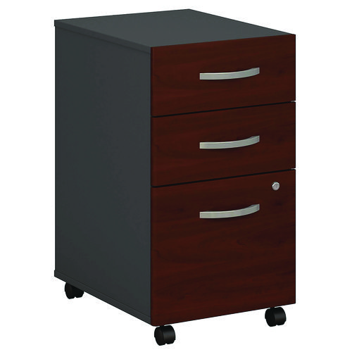 Picture of Series C Mobile Pedestal File, Left/Right, 3-Drawers: Box/Box/File, Legal/Letter/A4/A5, Cherry/Gray, 15.75" x 20.25" x 27.88"