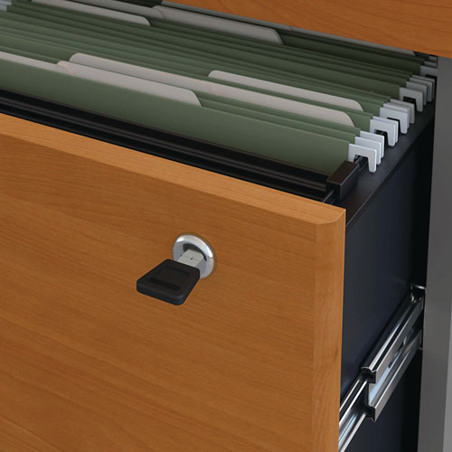 Picture of Series C Lateral File, 2 Legal/Letter/A4/A5-Size File Drawers, Natural Cherry/Graphite Gray, 35.75" x 23.38" x 29.88"