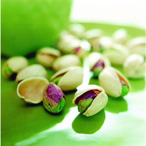 Picture of Organic Pistachios, Dry Roasted with Sea Salt, 7 oz Bag, 12/Carton