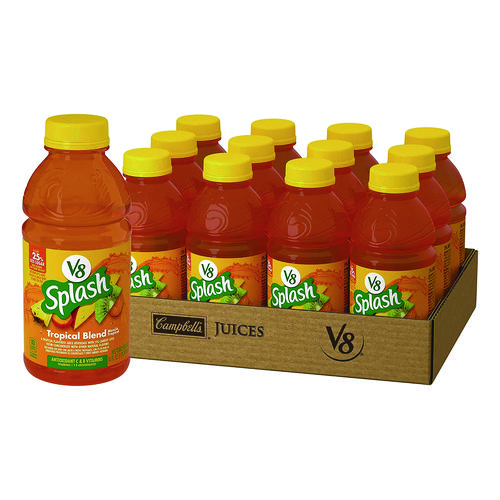 Picture of Splash Tropical Blend Juice Drink, 16 oz Bottle, 12/Carton