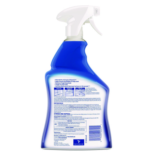 Picture of Disinfectant Power Bathroom Foamer, Liquid, Atlantic Fresh Scent, 32 oz Spray Bottle, 12/Carton