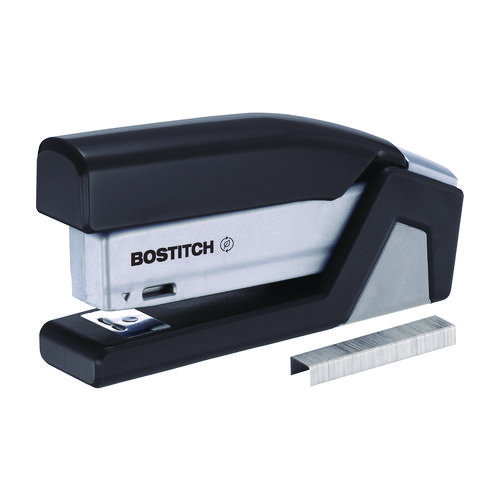 InJoy+One-Finger+3-in-1+Eco-Friendly+Compact+Stapler%2C+20-Sheet+Capacity%2C+Black