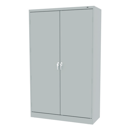 Picture of Assembled Jumbo Steel Storage Cabinet, 48w x 18d x 78h, Light Gray