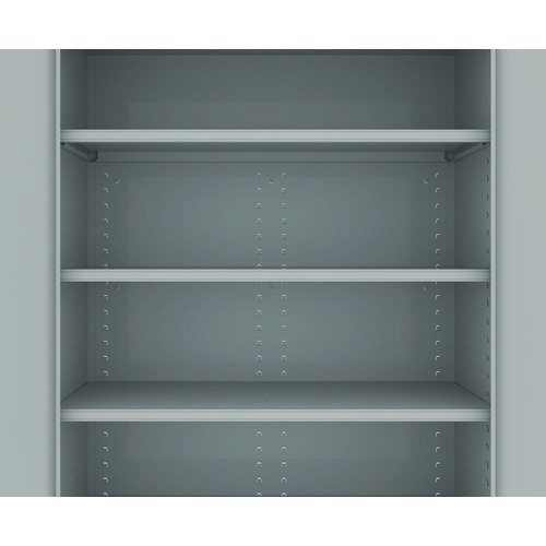 Picture of Assembled Jumbo Steel Storage Cabinet, 48w x 18d x 78h, Light Gray