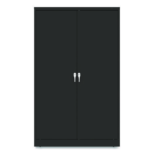 Picture of Jumbo Combination Steel Storage Cabinet, 48w x 24d x 78h, Black