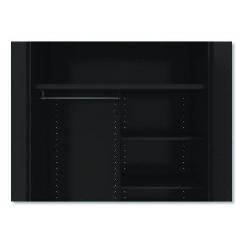 Picture of Jumbo Combination Steel Storage Cabinet, 48w x 24d x 78h, Black