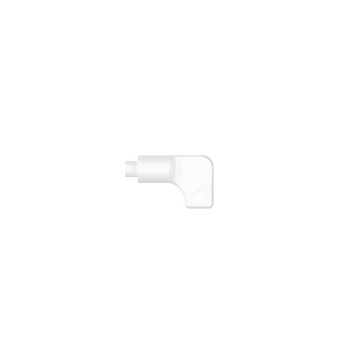 Picture of Pure by Gloss and Guild+Pepper ABS Mini Bracket - Screw Mount, 1.25 x 0.84 x 3.65, White, 48/Carton