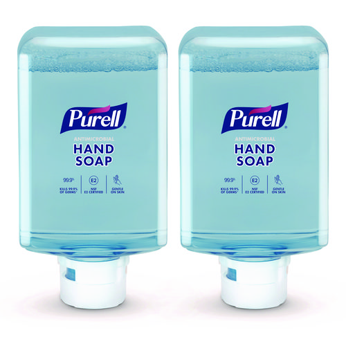 Picture of Antimicrobial Fragrance Free Foaming Hand Soap, For ES10 Dispensers, 1,200 mL Refill, 2/Carton