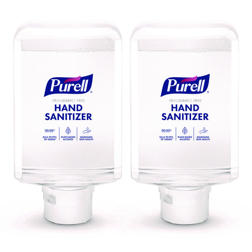 Picture of Advanced Hand Sanitizer Fragrance Free Foam, For ES10 Automatic Dispensers, 1,200 mL Refill, Fragrance Free, 2/Carton