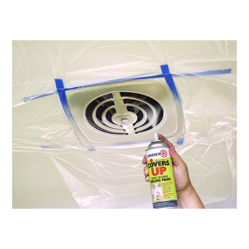 Picture of Covers Up Ceiling Paint and Primer, Interior, Flat White, 13 oz Aerosol Can, 6/Carton