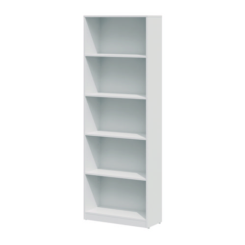 Picture of Five-Shelf Bookcase, 27.56" x 11.42" x 77.56", White