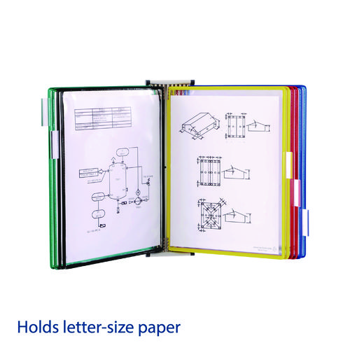Picture of Wall Unit Reference Starter Set, 10 Wire-Reinforced Pockets