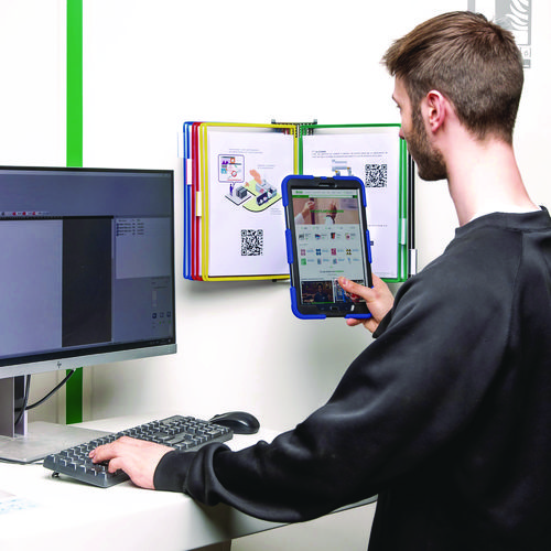 Picture of Wall Unit Reference Starter Set, 10 Wire-Reinforced Pockets