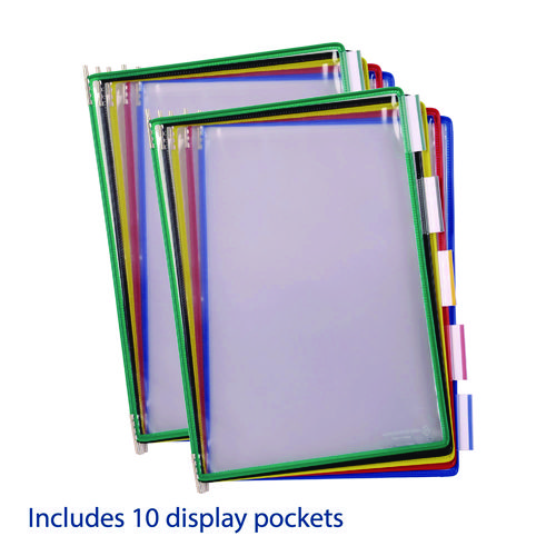 Picture of Desktop Reference Starter Set, 10 Pockets, 5 Tabs