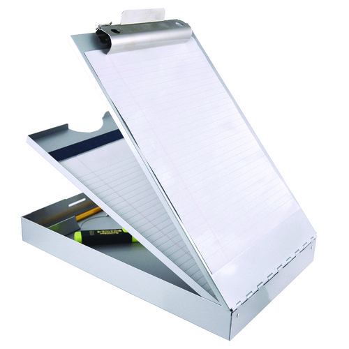 Picture of Cruiser Mate Aluminum Storage Clipboard, 1.5" Clip Capacity, Holds 8.5 x 11 Sheets, Silver