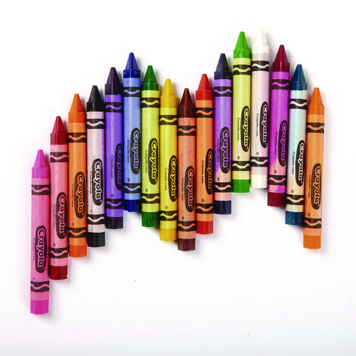 Picture of Classpack Triangular Crayons, 16 Colors, 256/Carton