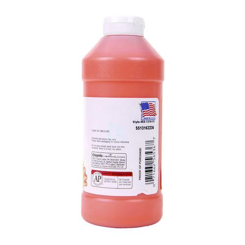Picture of Washable Fingerpaint, Orange, 16 oz Bottle