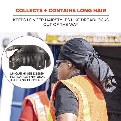 Picture of Skullerz 8941 Dreadlock Tube and Bump Cap Insert, Large/X-Large, Black