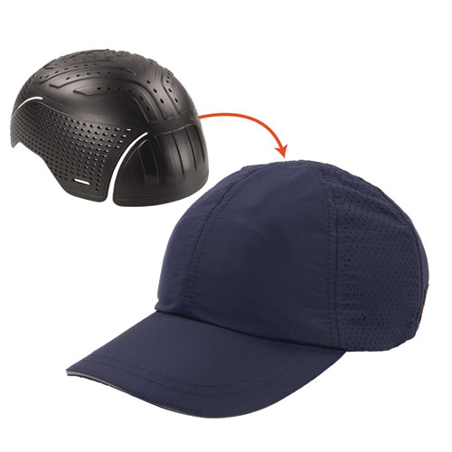 Picture of Skullerz 8947 Lightweight Baseball Hat and Bump Cap Insert, X-Large/2X-Large, Navy