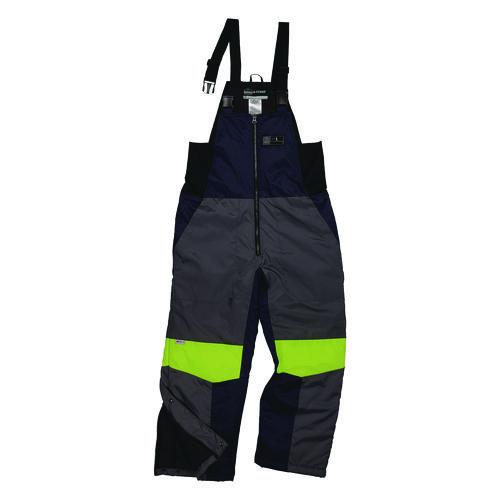 Picture of N-Ferno 6477 Insulated Cooler Bib Overall, X-Large, Navy