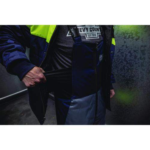 Picture of N-Ferno 6477 Insulated Cooler Bib Overall, 5X-Large, Navy